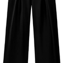 BTFBM Women High Waist Palazzo Pants Spring 2026 Casual Wide Leg Trousers Loose Work Office Business Suit Pant Pockets, XL