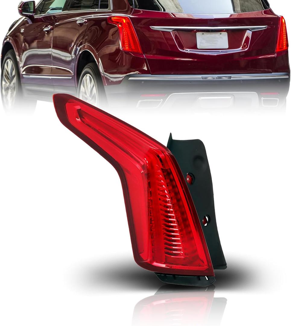 Silscvtt Replacement for 2017-2021 XT5 Tail Light Lamp Brake Rear Left Driver Side Outer GM2804125