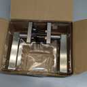 Kwikset Halifax Interior Privacy Door Handle with Lock, Door Lever For Bathroom and Bedroom, Satin Nickel Reversible Keyless Push Button Lock Door Lever, with Microban Protection (1 Pack)