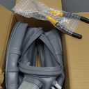 DC97-18094B Washer Door Boot Seal Gasket Diaphragm Compatible with Samsung DC64-03051A AP5917067 PS9606239 4000547 EAP9606239 WF42H5200AW/A2 WF42H5200AF/A2 with Spring Expansion Tool