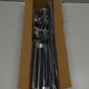 Shower Curtain Rod Adjustable 32-75 Inch, Spring Tension Shower Rods Stainless Steel Telescoping Curtain Rod for Bathroom or Windows, No Drilling, No Slip, No Rust, Black