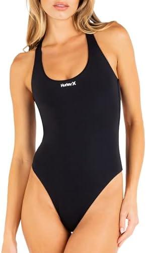 Hurley Women's Standard OAO Racerback Moderate One Piece, Large