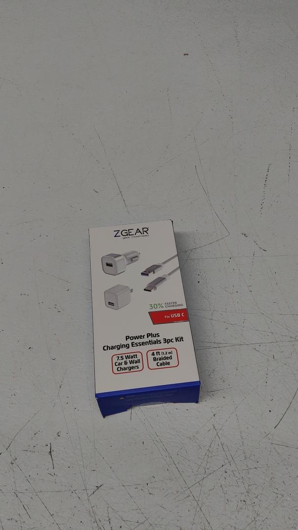 zgear 3pc high power car/ wall type c cable