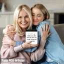 2 x Homsolver 40th Birthday Candle Gifts Women Men, Happy 40th Birthday Decorations Gift for Her Him, Funny 40 Years Old Gifts Ideas- Lavender Candles