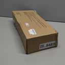 BAYKA White Floating Shelves for Wall  Rustic Wood Wall Shelves with Metal Brackets for Bathroom, Bedroom, Kitchen, or Living Room Decor Organization  Set of 3, Sturdy Storage with 22lb Capacity (15.7inches, C. White - Modern Minimalist Style)