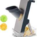 All safe mandoline slicer and chopper for kitchen, FEICO multifunctional vegetable cutter