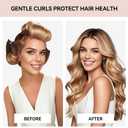 Heatless Curls Overnight Set - Jumbo Overnight Hair Curlers to Sleep In, Soft Velvet Hair Rollers for Women, No Damage Curls Styling Tools 6pcs