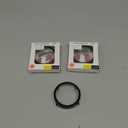 Compatible with SUUNTO Vertical Screen Protector Case, FitTurn Replacement Color PC Bumper with Tempered Glass Full Cover Film Accessories (Black*3)