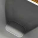 Rubbermaid Commercial Products Deskside Wastebasket/Trash Can, 10.25-Gallon/41-Quart, Gray, Plastic, Garbage Can for Home/Office, Fits Under Desk/Sink/Cabinet