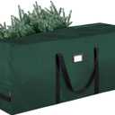 BALEINE 7.5 ft Extra Large Christmas Tree Storage Bag With Reinforced Handles and Dual Zippers for Wide Opening (Green)