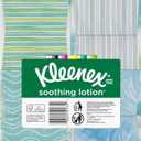 Kleenex Soothing Lotion Facial Tissues with Coconut Oil, Aloe & Vitamin E, 4 Cube Boxes, 65 Tissues Per Box (260 Total Tissues)