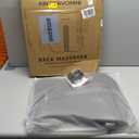 KingPavonini Back Massager for Pain Relief Deep Tissue, Up-Down Rolling & Ultra-Slim Shiatsu Back Massager with Cushion Layer, Lower Back Massage for Chair Home Office, Gift for Men Women