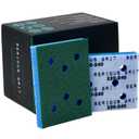 3" x 4" Foam Abrasive 220-240 Finish Sanding Pads - Fits Surfprep, Uneeda Ekasand, & Mirka - 1/2" Thick Soft Foam Hook & Loop Sandpaper Pads for 3x4 Sanders - Made in USA - 10 Per Box