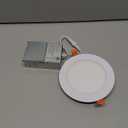 Vtuik 5 Inch LED Recessed Ceiling Light, Dimmable Canless Wafer Downlight, 7CCT 2700K-6500K for Kitchen Living Room Basement Bathroom, Ultra Thin with Junction Box, Damp-Rated, 1 Pack