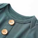 Newborn Baby Boys Girls Knotted Gown Hat Set Soft Bamboo Viscose Infant Sleeper Baby Sleep Gown with Mittens (Green, 
0-3 Months	19 - 23	7 - 12lb
)
