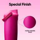 Owala FreeSip Sway Insulated Stainless Steel Water Bottle with Two-Way Spout, Built-In Straw and Bucket Handle, Made for Travel, School, and Sports, 30oz, BPA Free, Leak Proof, Read My Lips