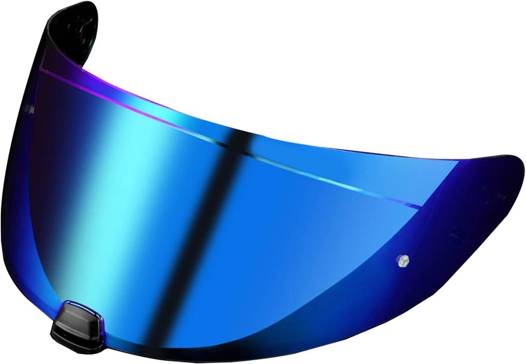 i70 / i10 / HJ-31 Motorcycle Helmet Shield Replacement Windshield Helmet Visor Universal Helmet Accessories (Revo Blue)
