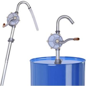 LYCARESUN 15 to 55 Gallon Drum Pump, Upgraded All-Aluminum Oil Transfer Barrel Pump, Hand Fuel Pumps for Diesel, Kerosene, Hydraulic Fluid