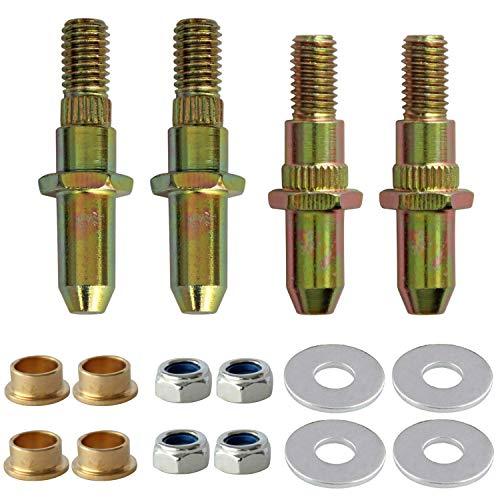LEDAUT Door Hinge Pin and Bushing Repair Kits for 1999-up GMC Sierra Silverado Chevy Truck SUV