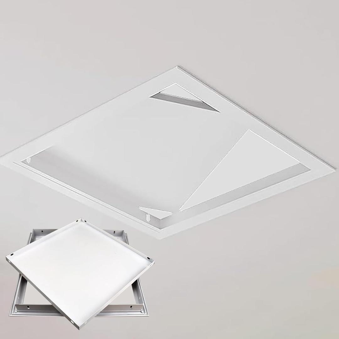 Hidden Plumbing Access Door, Metal Bathroom Ceiling Access Panel, Attic Access Cover for Electrical/Wiring and Cables(13x17in/33x43.2cm) (WxH)