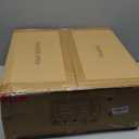 Dimmable Mid Century Modern Ceiling Light, 5CCT LED White and Gold Semi Flush Mount Ceiling Lighting, for Kitchen Bedroom Hallway Bathroom 2700K-6000K, 15.75 in