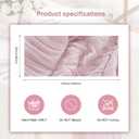 2 x Dusty Pink Easter Cheesecloth Table Runner 10FT Boho Cheese Cloth Table Runner for Baby Shower Wedding Bridal Decorations 35*120 Inch Long Gauze Table Runners for Birthday Garden Party