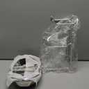 3 Tier Fruit Bowl for Kitchen Counter, White Sliver Ceramic Fruit Stand for Countertop, Home Fruit Rack with Holder, Vegetable Bowl Snacks Nuts Bread Candy Storage, Small & Cute (Sliver) (10.6"L x 7.5"W x 14.2"H, Silver)