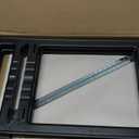 Officemate Plastic Hanging File Folder Frame, 18 Inch, Letter and Legal Size. 1 Set (91961), Black and Gray