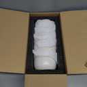 S&Q'S CERAMICS Ceramic Small Bowls for Kitchen, Set of 6, 9 ounces Small Ceramic Bowls for Condiments, Dipping, Side Dishes (Glazed Matte Off-White) (4.25 inch)