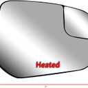 Replacement Passenger Right Side Mirror Glass Heated with Blind Spot Glass and Back Plate for Ford Transit Connect from 2014 to 2023