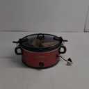 Crock-Pot 6-Quart Cook & Carry Oval Manual Portable Slow Cooker, Red - SCCPVL600-R