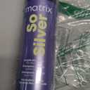 Matrix So Silver Purple Shampoo - Neutralizes Yellow Tones, Color Depositing, Brightening & Toning, Strengthens and Adds Shine, For Color Treated, Blonde, White and Platinum Hair, Vegan, 10.1 Fl Oz