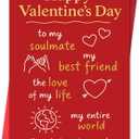 3 x Valentines Day Card,Valentines Day Cards Gifts for Him Her,Valentines Day Card for Husband Wife Boyfriend Girlfriend Fiancee Fiance Men Women with Sweet Message
