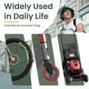 Titanker Bike Lock, Bicycle Lock 4 Feet Cable Lock 1/2 Inch Resettable Bike Lock Combination with Mounting Bracket, Bike Accessories for Bicycle, Electric Scooter, Motorcycle