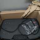 Vibration Plate Exercise Machine, Vibrating Plate Platform for Lymphatic Drainage with 200 Adjustable Speeds, Power Vibration Plate for Weight Loss & Fitness, Supports Weight 450 Lbs (Jet Black)