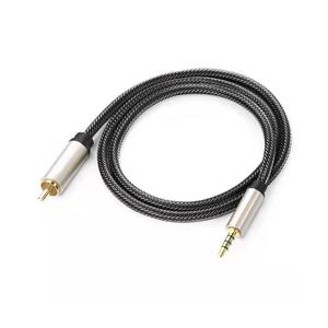 Digital Coaxial Audio Video Cable HDTV Stereo Spdif RCA Coaxial to 3.5mm Male Jack Plug Line for Stereo Receiver Speakers Projector 1.5 Meter