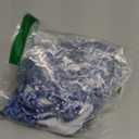 Women's High Waisted Bathing Suit Allover Floral Print Triangle Halter Swimsuit Bikini Set 2 Piece (Medium, Blue Boho)