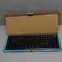 Logitech K270 Wireless Keyboard for Windows, 2.4 GHz Wireless, Full-Size, Number Pad, 8 Multimedia Keys, 2-Year Battery Life, Compatible with PC, Laptop, Black (1 Pack)