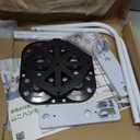 Sunhoo Cat Window Hammock Perch Cordless Perches Window Sill Seat Bed Foldable Stable Lounger Upgraded Suction Cup Easy Assembly Indoor Cats Kitty Shelf Hold Up to 55lbs (Beige, M)