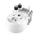 UNOISETION Diamond Microdermabrasion Machine Professional, 3 in 1 Dermabrasion Facial Peeling Skin Care Device for Salon Personal Home Use (White)