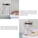 Guinea Pig Water Bottle No Drip, Rabbit Glass Waterer, Chinchilla Stainless Steel Nozzle Anti-Bite Water Dispenser for Small Animal, Bunny, Hamster, Sugar Glider and Rat(20.2oz)