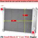 3 Row Radiator For Chevy Nova El Camino Camaro GMC 1968-1987#571