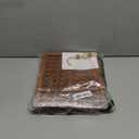 OurWarm Wooden Wedding Card Box with Slot, Vintage Gift Card Box for Party Reception, Hollow Rattan Pattern Rustic Envelope Money Card Box for Wedding Graduation Party Birthday Baby Shower Decor (Brown)