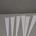 Wonderjune Adjustable Locking Shelf Bracket 16 Inch Shelf Brackets Heavy Duty Wire Shelving Brackets for Deep Wire Shelving Double Track System(White,6 Pcs)