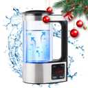 Upgraded Hydrogen Water Generator 110V with SPE and PEM Technology up to 1800 PPB,Hydrogen Rich Water Machine Unlimite Water Quality