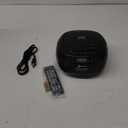 KLIM CD + Cassette Tape Player, Bluetooth CD Boombox, AM/FM Radio, Stereo Sound, Remote, CD and Cassette Player Combo, Tape Recording, USB Drive, AUX (Black)