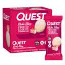 Quest Nutrition Frosted Cookies Twin Pack, Strawberry Cake, 1g Sugar, 10g Protein, 2g Net Carbs, Gluten Free, 16 Cookies (EXP 08/10/26)