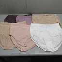 Fruit of the Loom Women's Eversoft Cotton Underwear Multipacks, Tag Free & Breathable, Color: Brief - Assorted Body Tones, Size: 9