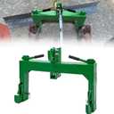 YINTATECH 3 Point Quick Hitch Cat 1 with 2" Receiver & 5 Adjustable Bolt, Capacity 3000lbs,Green