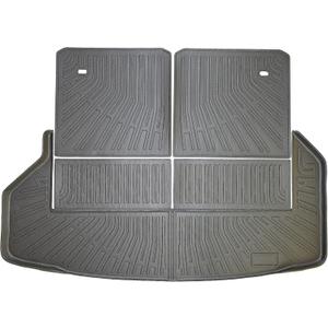 Trunk Liner Cargo Liners for Toyota Highlander 2008-2013 7-Seat Rear Trunk Floor Mats 3D Boot Tray All-Weather TPE Black